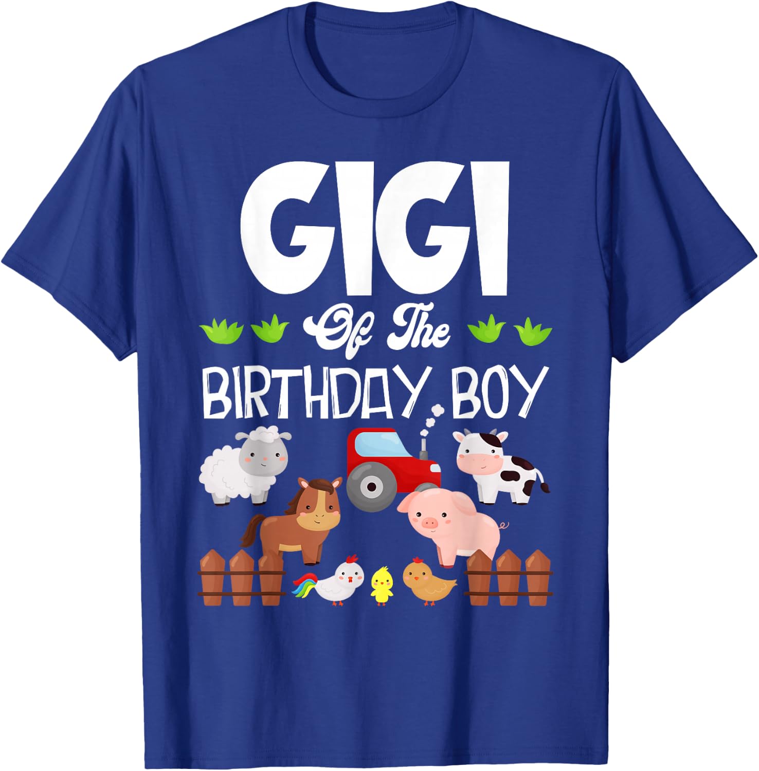 Gigi Of The Birthday Boy Farm T-Shirt - T-Shirt | Royal