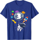 Kids Third Birthday Astronaut 3 Year Old Birthday Boy T-Shirt - T-Shirt | Royal
