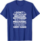 Don't Flirt with me I Love My Boyfriend He's a Mechanic T-Shirt - T-Shirt | Royal