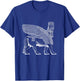 Lamassu Assyrian / White Lamassu T-Shirt - T-Shirt | Royal