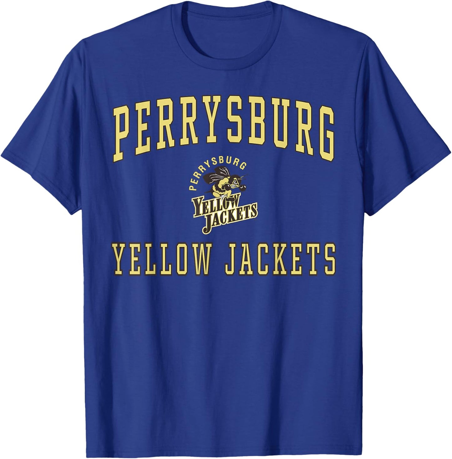 Perrysburg High School Yellow Jackets C1 T-Shirt - T-Shirt | Royal