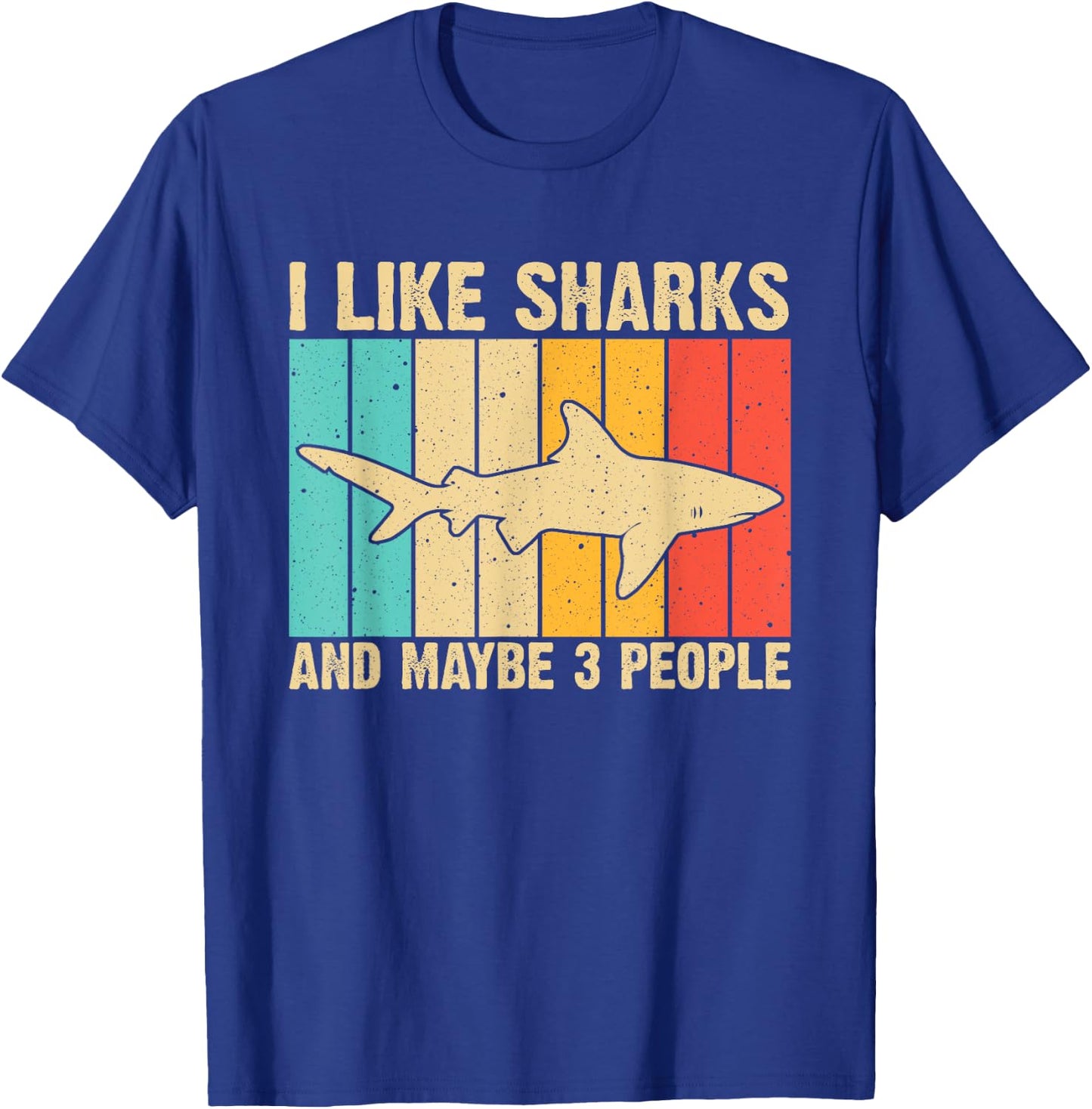 Funny Shark Design For Kids Men Women Animal Shark Stuff T-Shirt - T-Shirt | Royal
