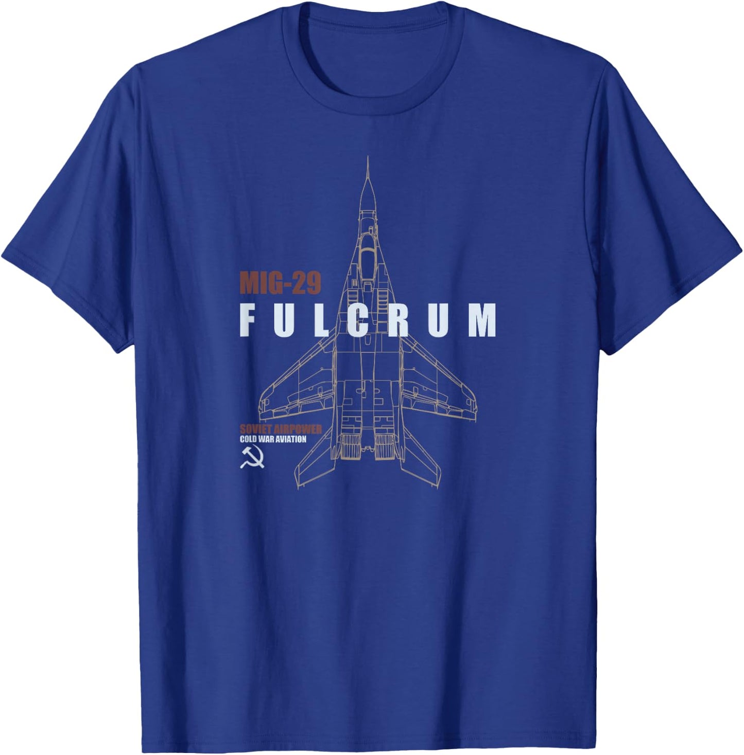 MiG-29 Fulcrum T-Shirt - T-Shirt | Royal