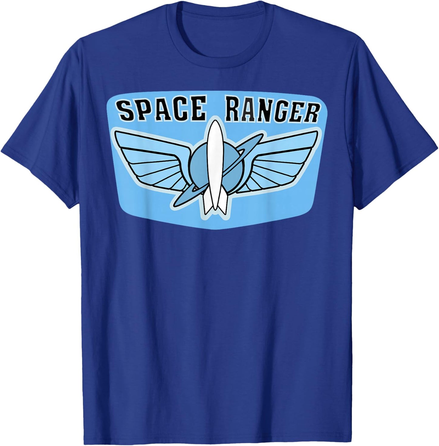 Disney Pixar Toy Story Space Ranger Badge T-Shirt - T-Shirt | Royal