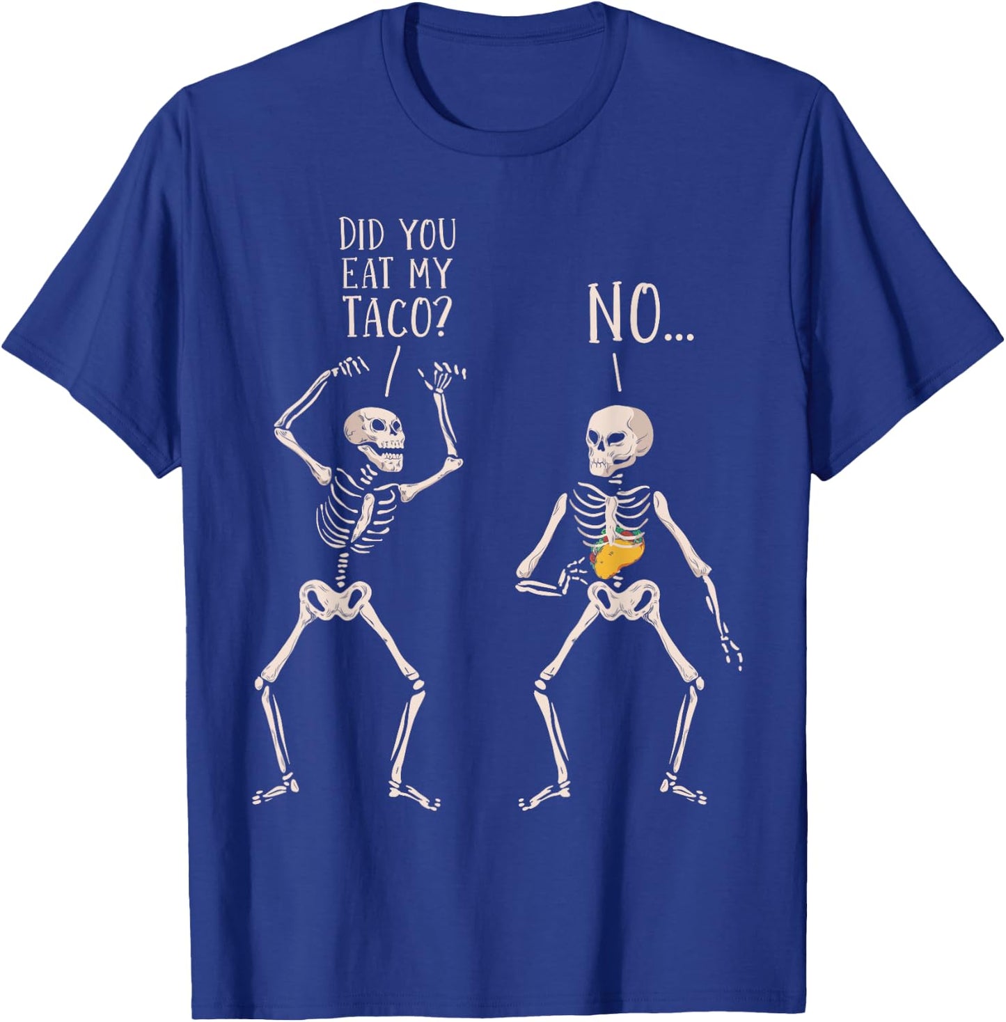 Funny Taco Costume Halloween T-Shirt - T-Shirt | Royal