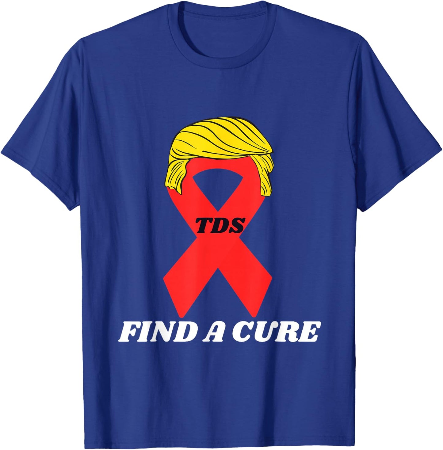 Funny Trump Ribbon Political Humor T-Shirt - T-Shirt | Royal
