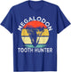 Megalodon Tooth Hunter Retro Shark Fossil Tooth Collector T-Shirt - T-Shirt | Royal