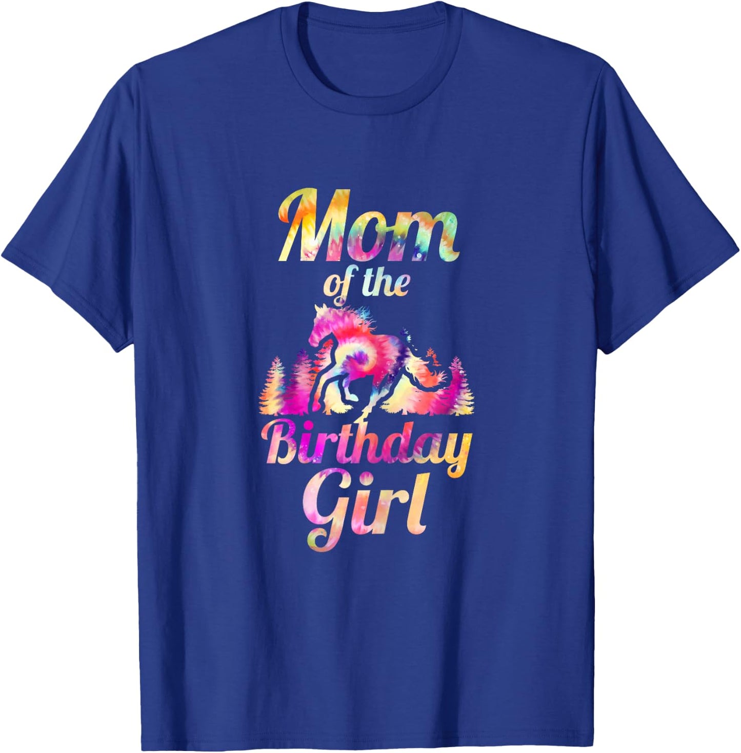 Mum of the Birthday Girl Horse T-Shirt - T-Shirt | Royal