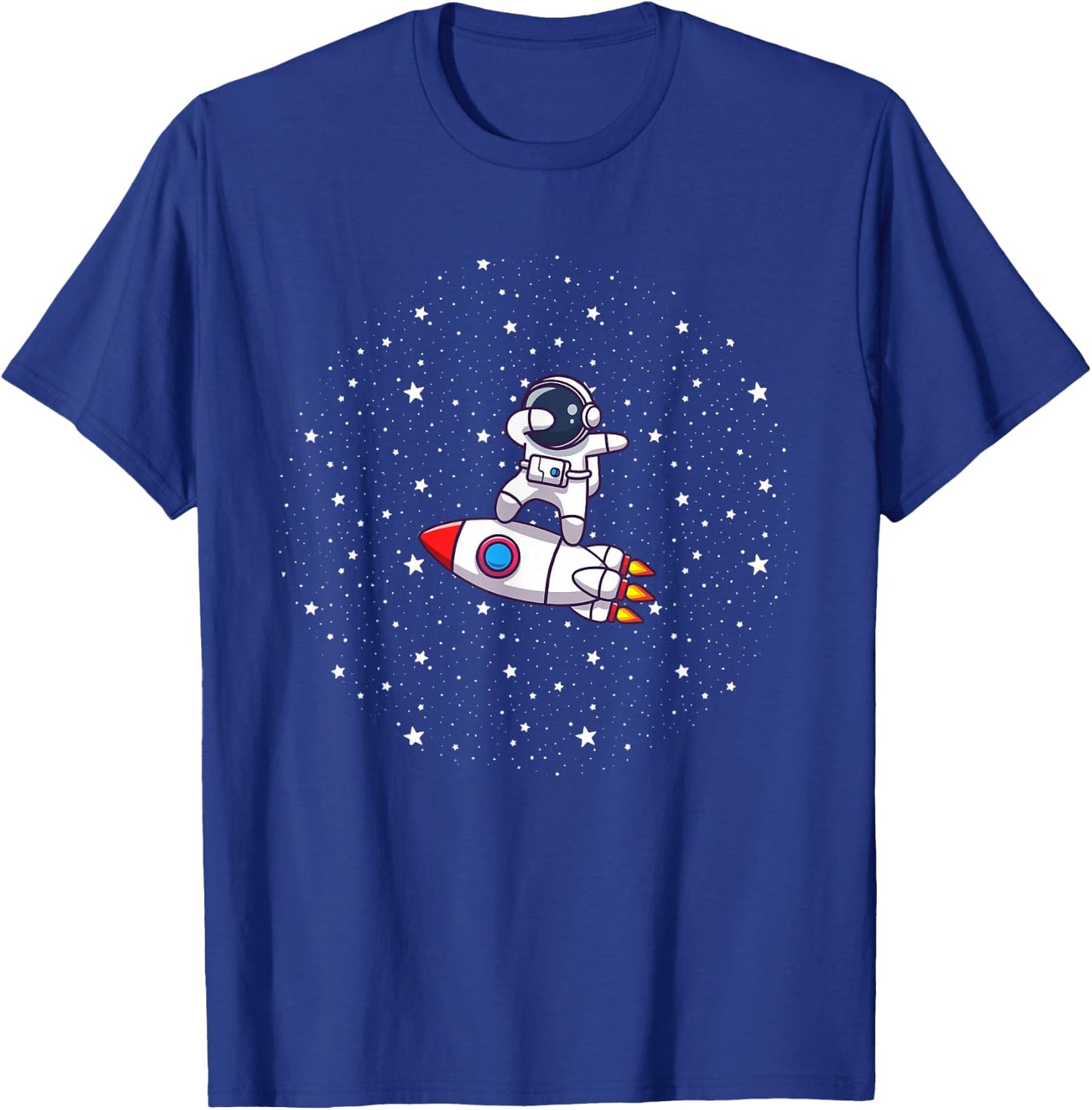 Ride Rocket Ship to the moon T-Shirt - T-Shirt | Royal