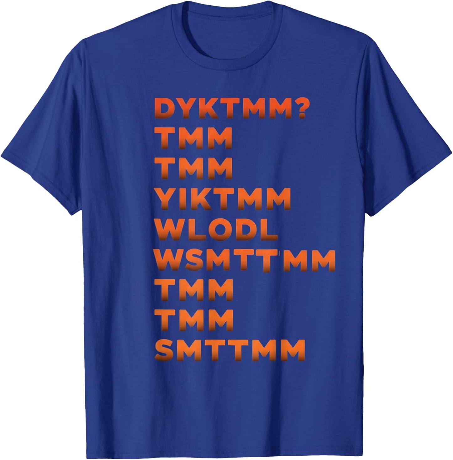 do You Know the Muffin man DYKTMM? Muffin Funny Nostalgic T-Shirt - T-Shirt | Royal