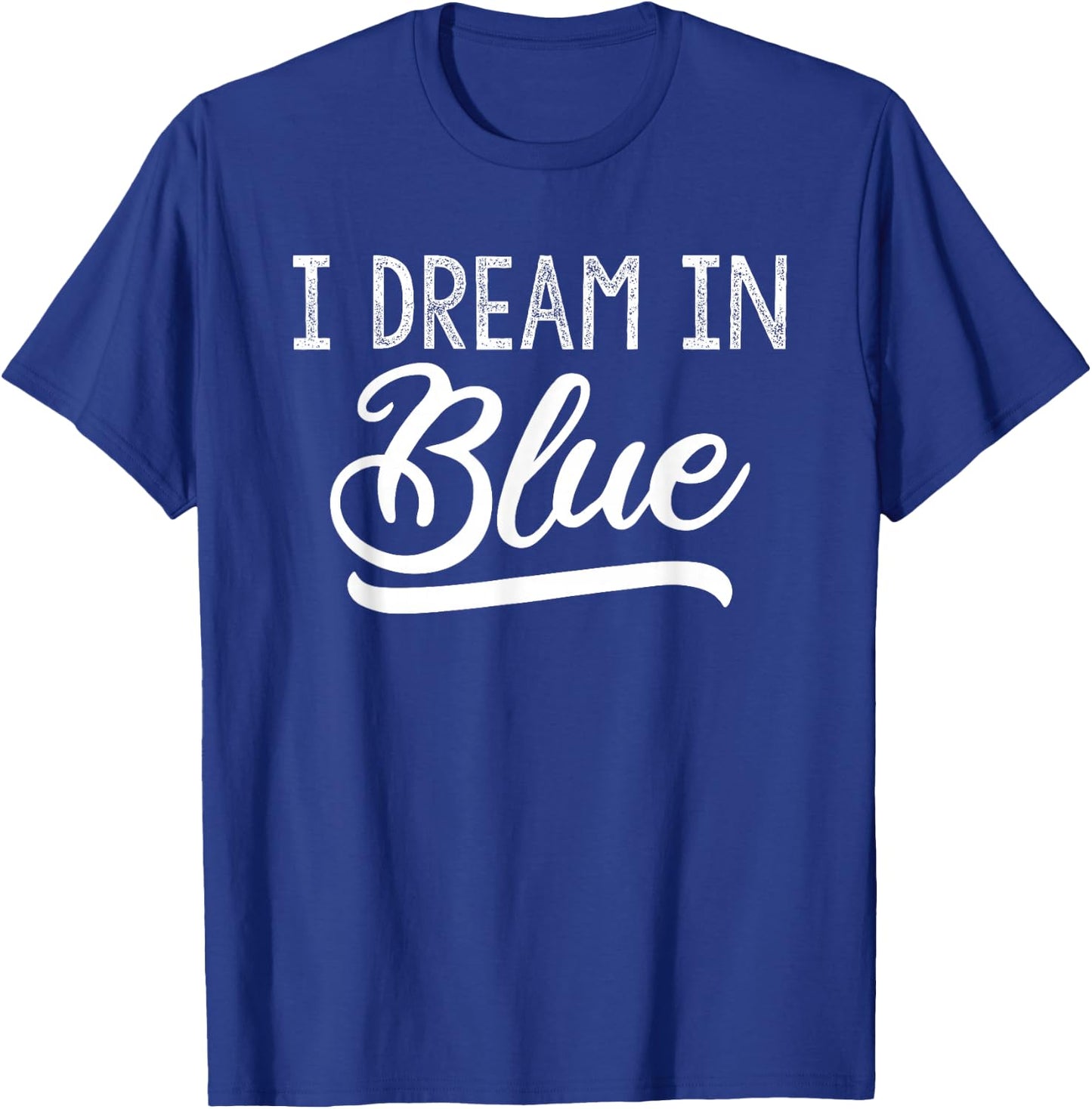 Winners Wear Blue Team Spirit Game Competition Color Sports T-Shirt - T-Shirt | Royal