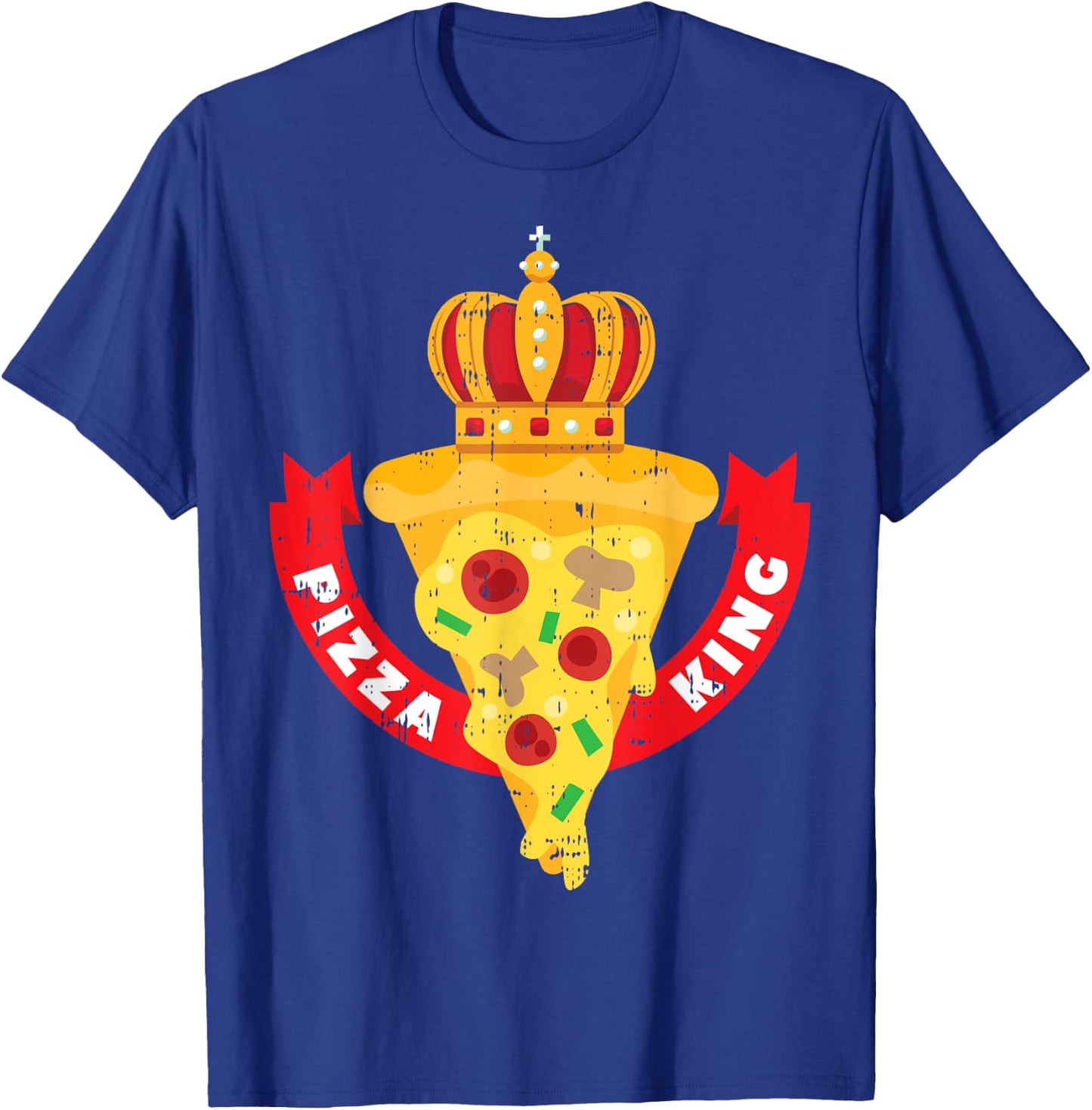 Pizza King Crown Funny Mexican Cinco De Mayo 2020 T-Shirt - T-Shirt | Royal