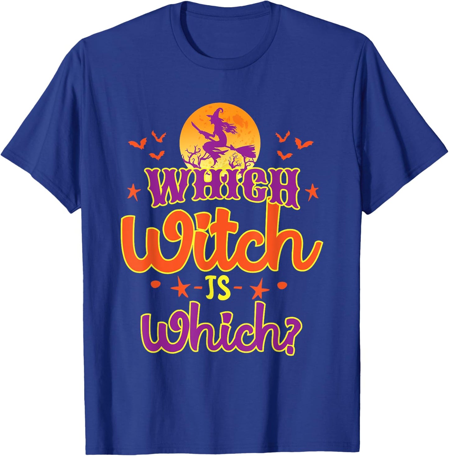 Which Witch is Which Halloween English Teacher T-Shirt - T-Shirt | Royal
