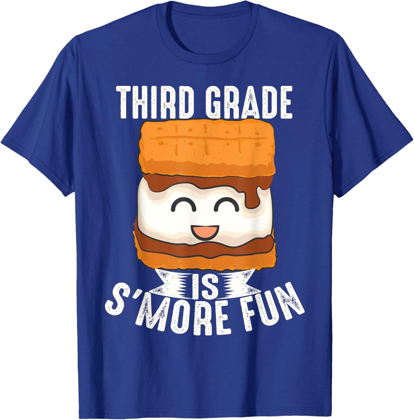 Funny Third Grade S'more Fun Gift Boys Girls Cool Camping T-Shirt - T-Shirt | Royal