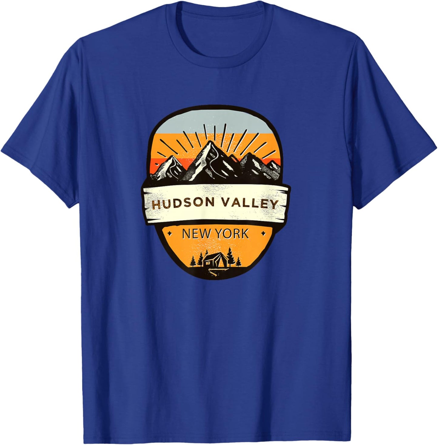 Retro Vintage Hudson Valley, New York Souvenir T-Shirt - T-Shirt | Royal