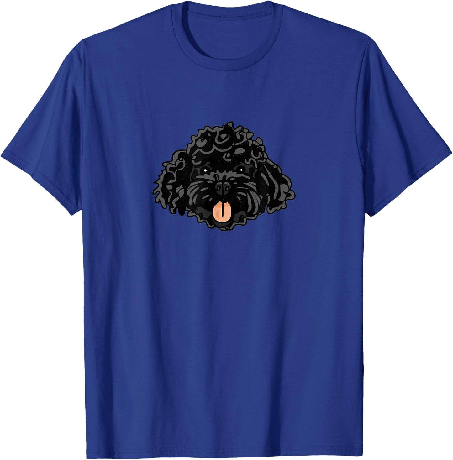 Cute Black Cockapoo T-Shirt - T-Shirt | Royal