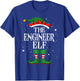 Christmas Elf Matching Family Group Funny The engineer Elf T-Shirt - T-Shirt | Royal