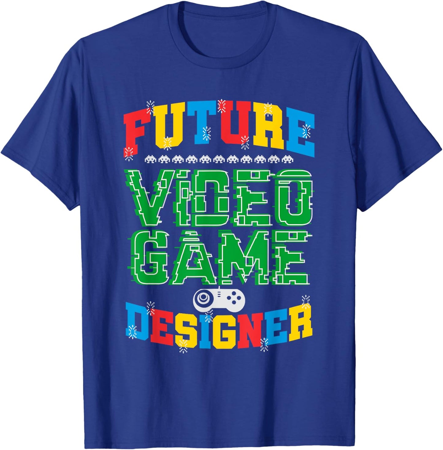 Future Video Game Designer T Shirt Boys Girls Kids T-Shirt - T-Shirt | Royal