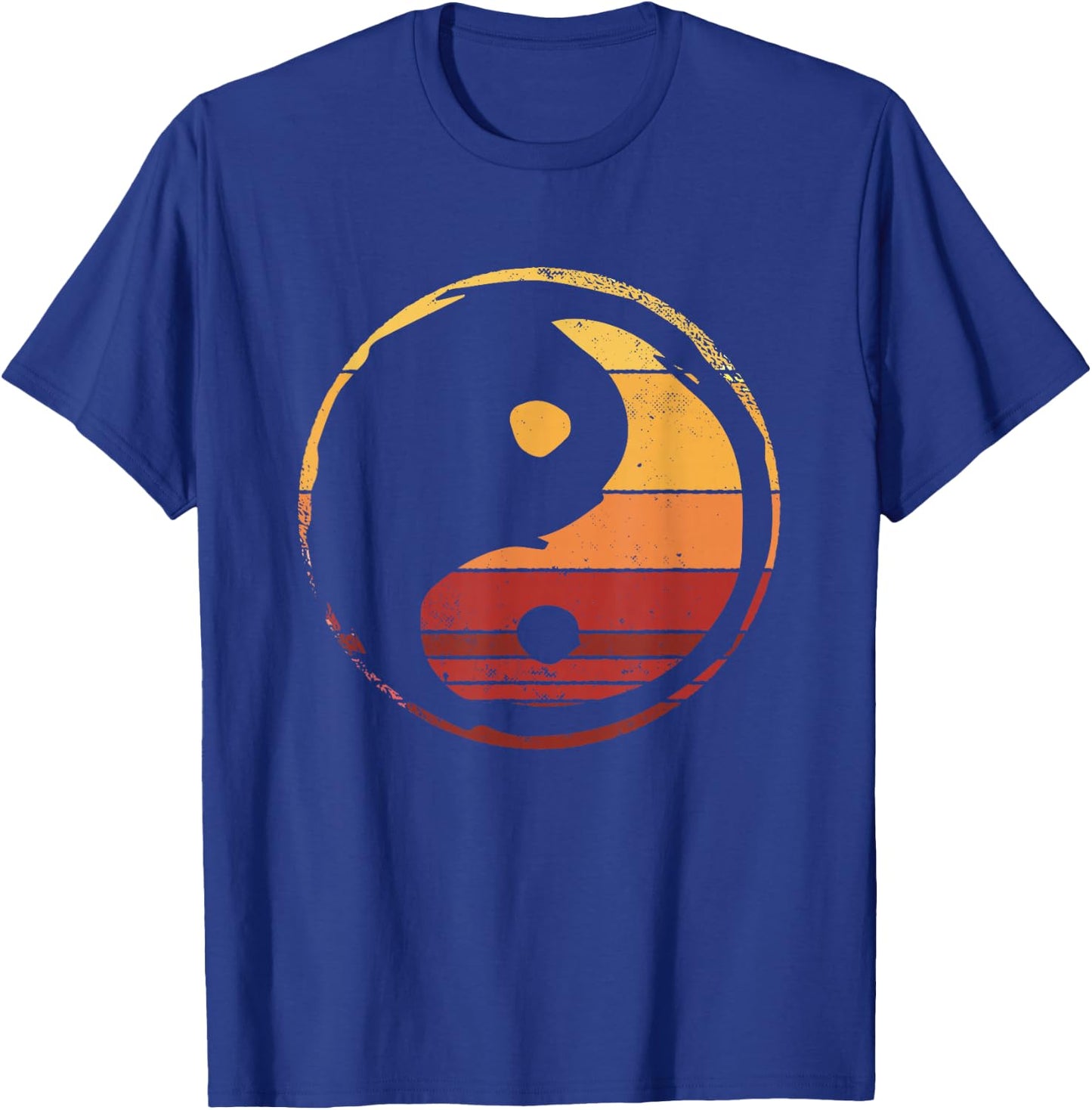 Asia Kawaii Asian Japanese Yin And Yang Retro T-Shirt - T-Shirt | Royal