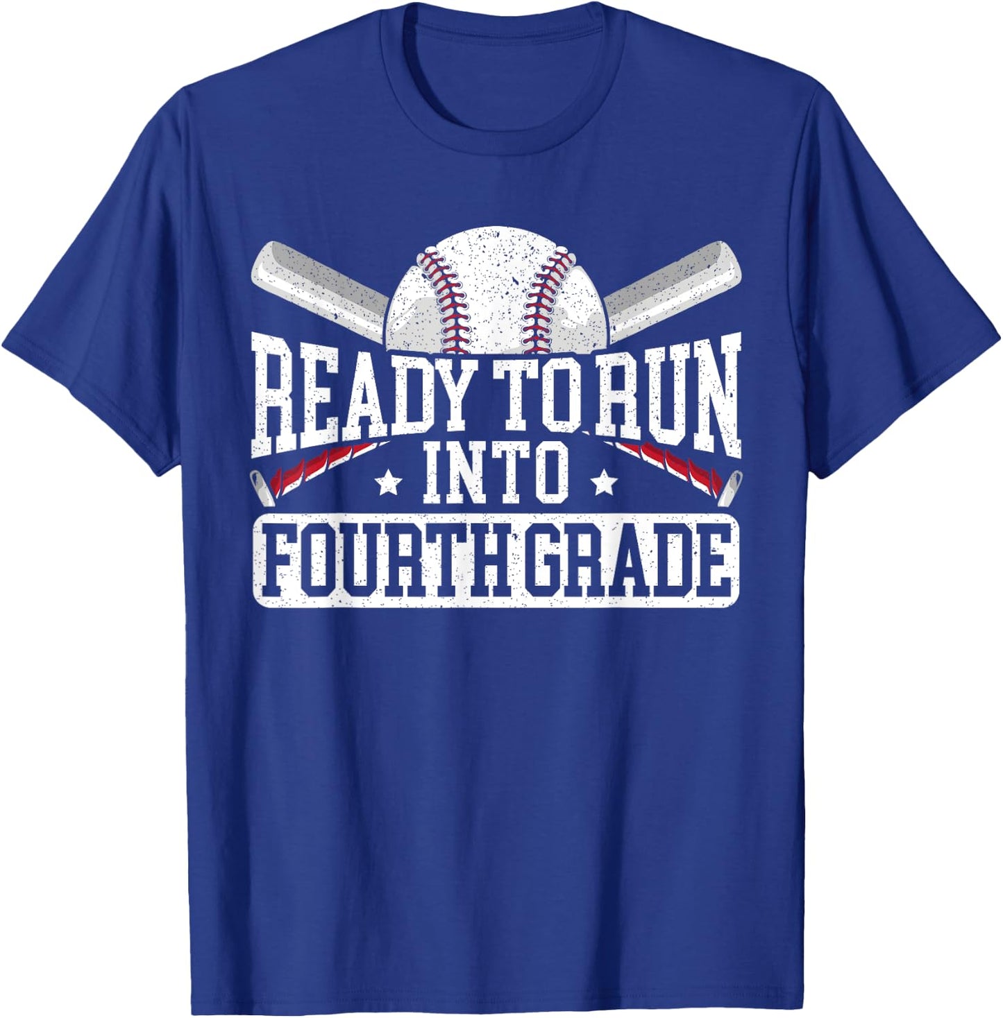 Ready To Run Into Fourth Grade First Day Of School T-Shirt - T-Shirt | Royal