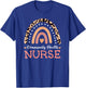 Community Health Nurse Leopard Rainbow Appreciation T-Shirt - T-Shirt | Royal