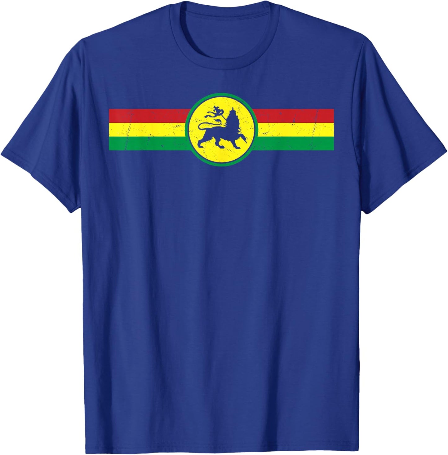 Lion of Judah Juda Rasta Rastafari Reggae T-Shirt - T-Shirt | Royal