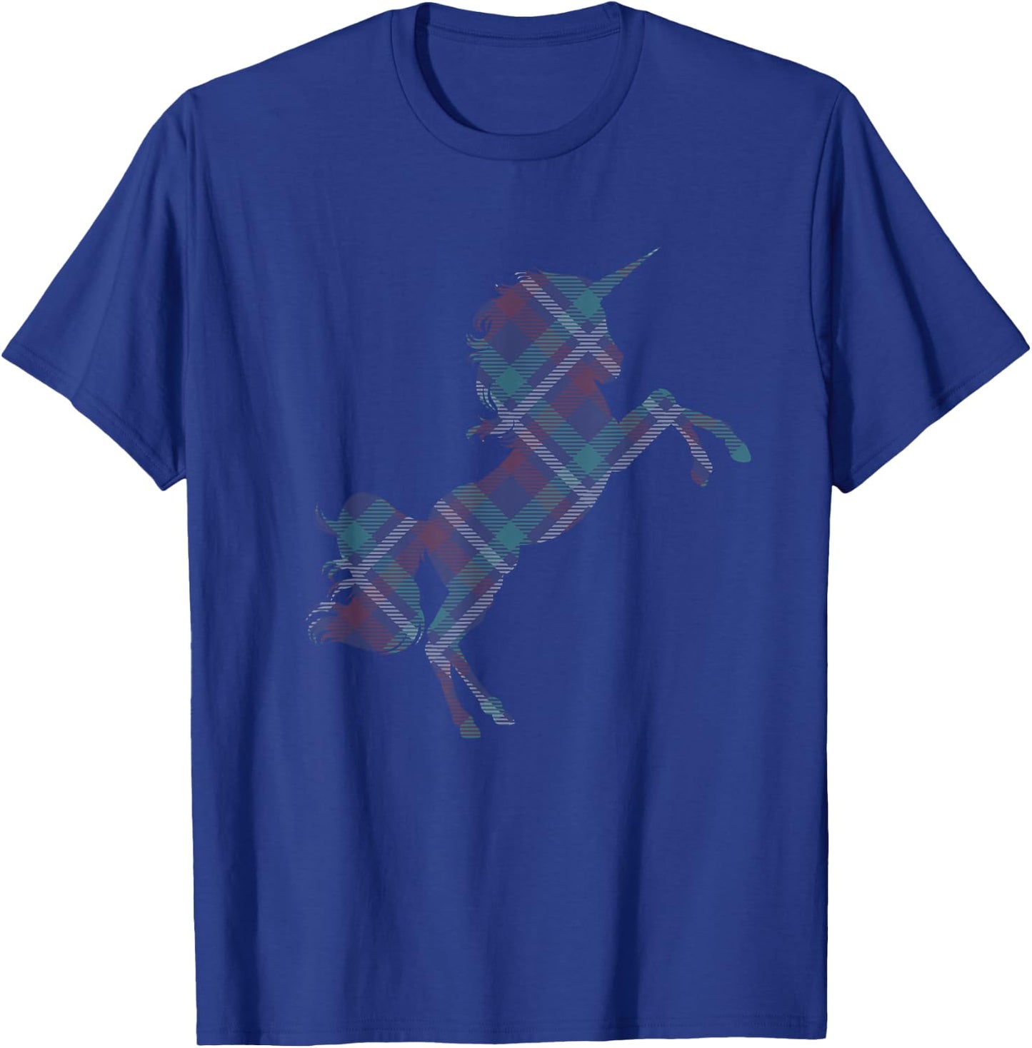 Scotland Flag Scottish Unicorn T-Shirt - T-Shirt | Royal
