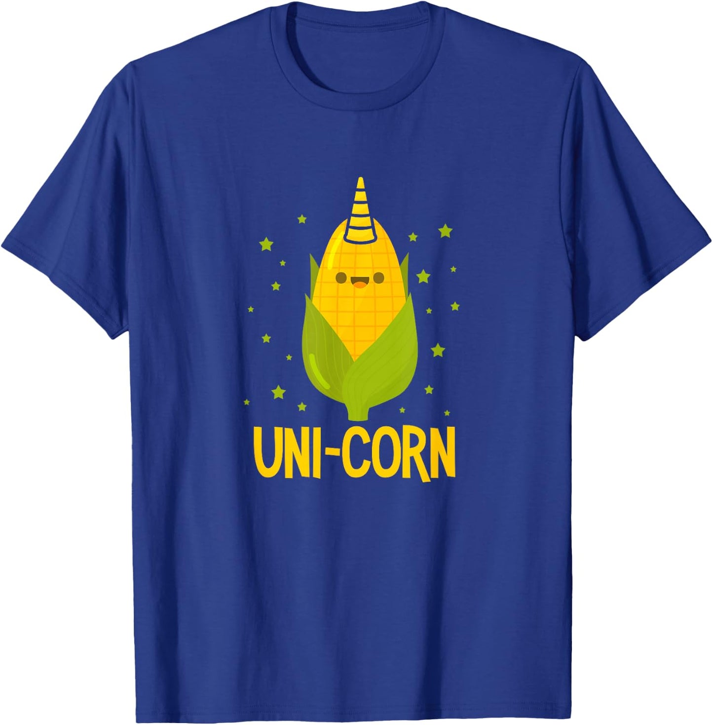 Uni-Corn Unicorn Corn Kawaii T-Shirt - T-Shirt | Royal