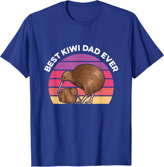 Best kiwi Dad ever Design for a Kiwi Dad T-Shirt - T-Shirt | Royal