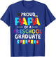 Proud Papa Of A Preschool Graduate Senior Graduation T-Shirt - T-Shirt | Royal
