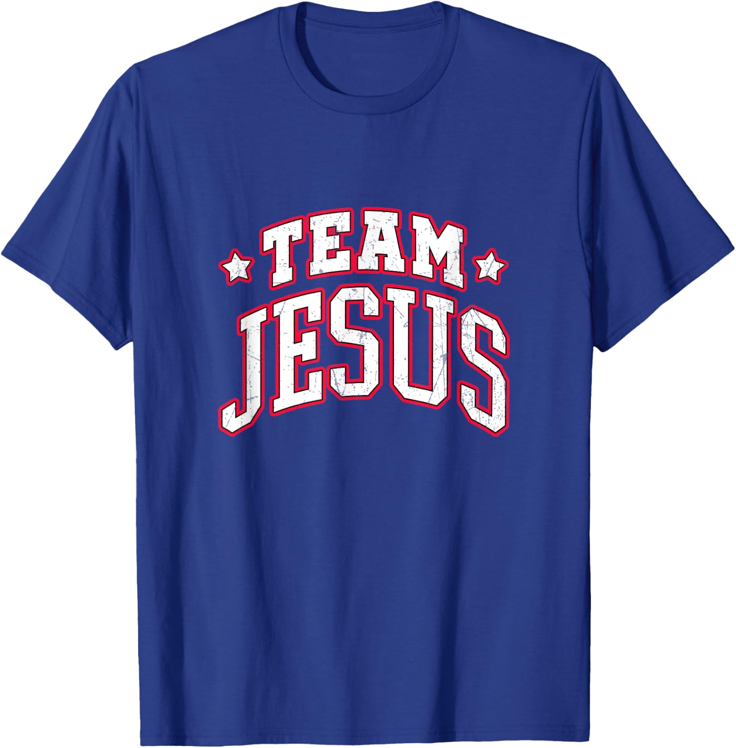 Team Jesus. Christian Statement T-Shirt - T-Shirt | Royal