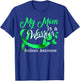 Proud My Mom Scoliosis Warrior Green Ribbon Butterfly T-Shirt - T-Shirt | Royal