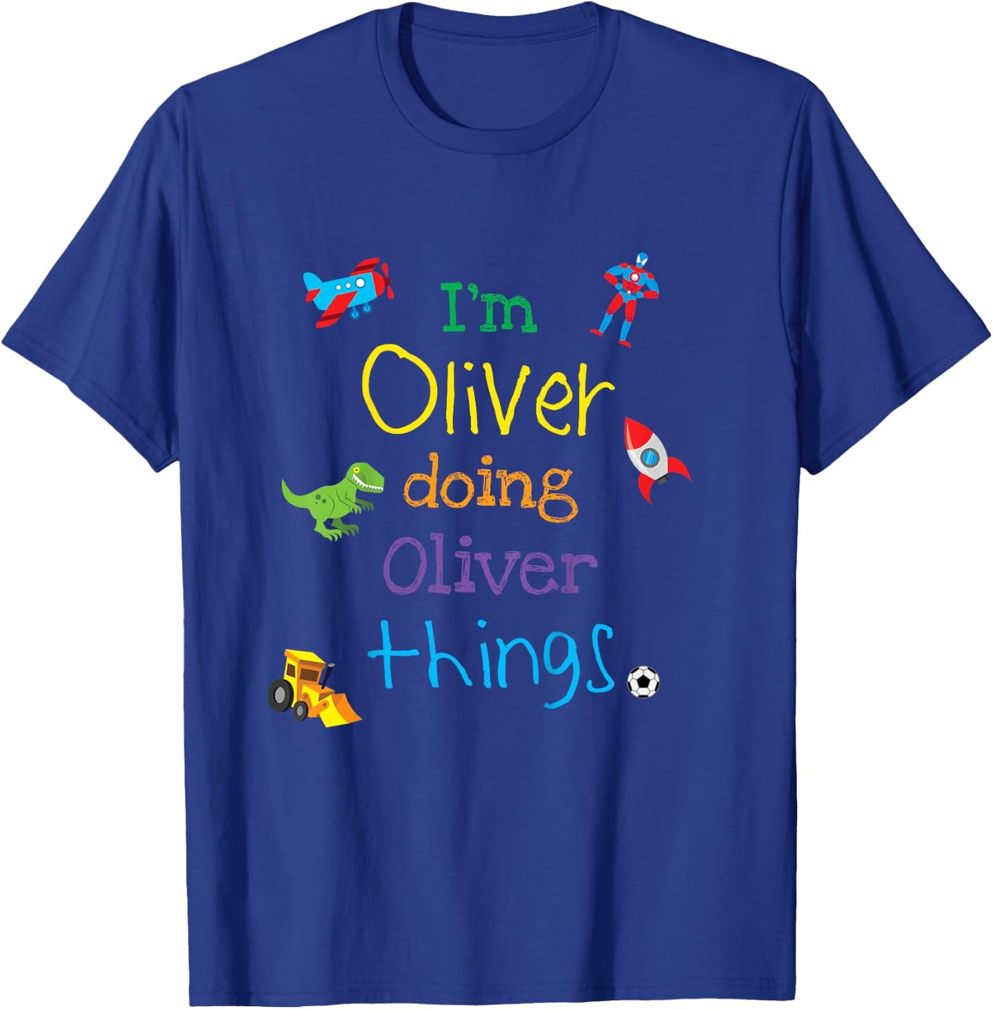 Oliver Kids Clothes Gift Little Boys T-Shirt - T-Shirt | Royal