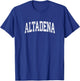 Altadena California CA Vintage Athletic Sports Design T-Shirt - T-Shirt | Royal