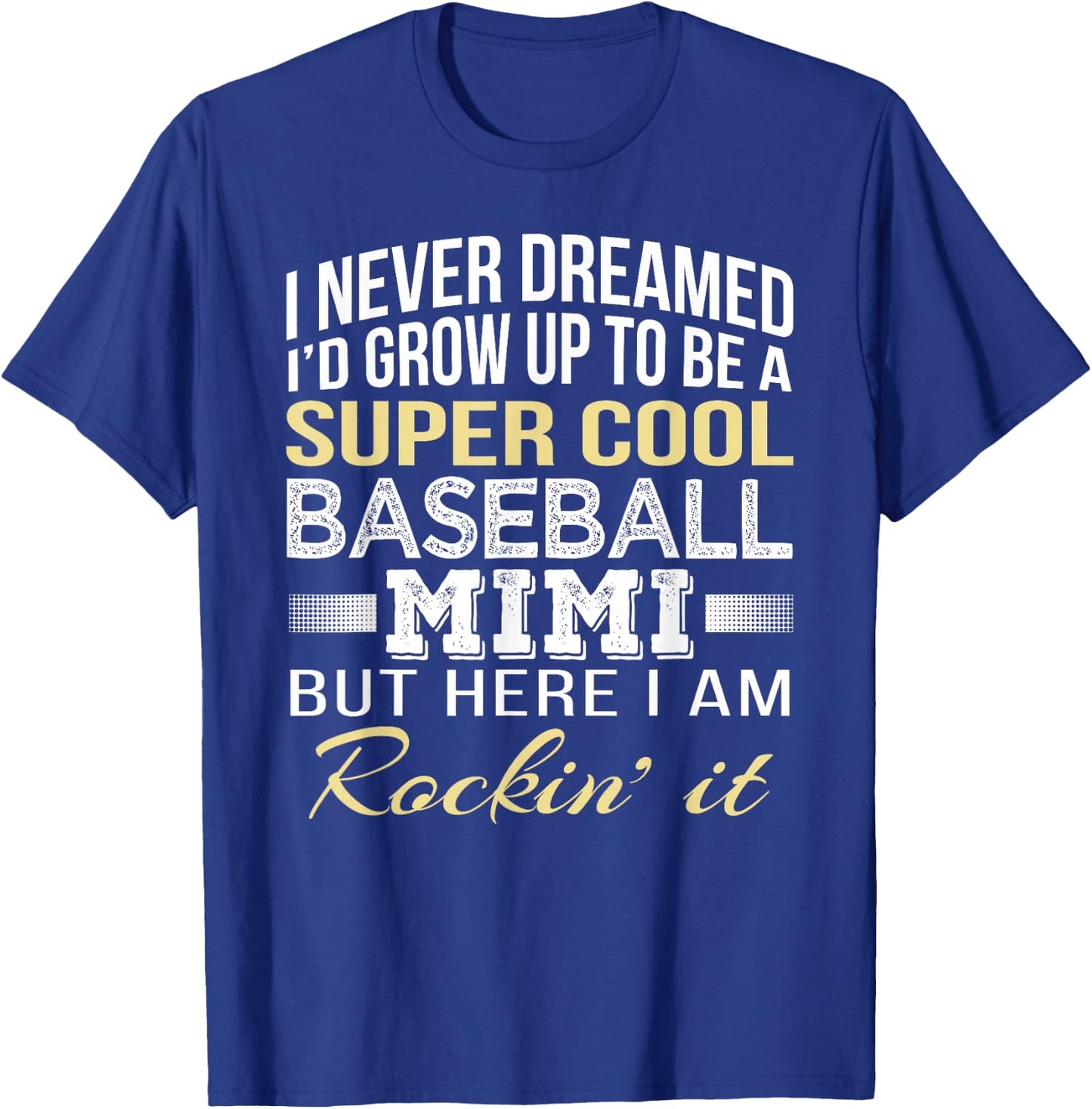 Baseball Mimi T Shirt Gift T-Shirt - T-Shirt | Royal