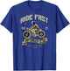 Cafe Racer Gift Ride Fast Cafe Racer Club Vintage T-Shirt - T-Shirt | Royal