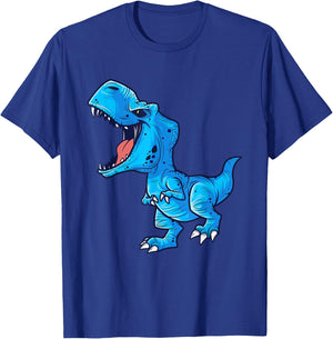 Funny Dinosaur T-Rex Dino Animal Lover Gift Kids Boys T-Shirt - T-Shirt | Royal