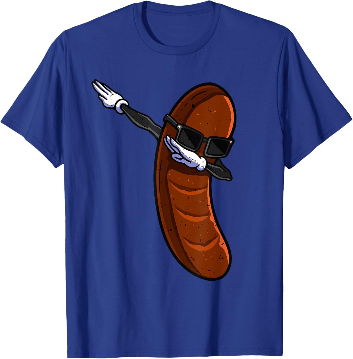 Funny Sausage Dancing Oktoberfest German Beer Drinking Gifts T-Shirt - T-Shirt | Royal