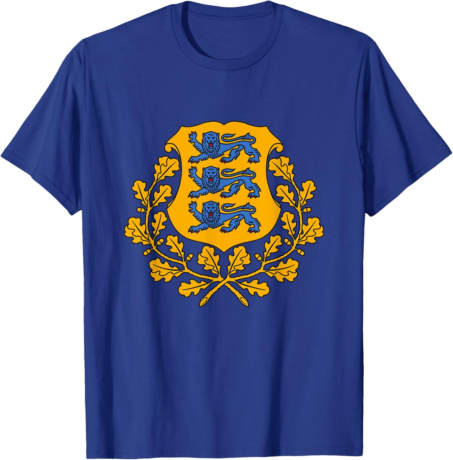 Estonia Coat of Arms Crest T-Shirt - T-Shirt | Royal