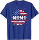 Sunflower American Mimi Patriotic USA Flag 4th Of July Women Men T-Shirt - T-Shirt | Royal