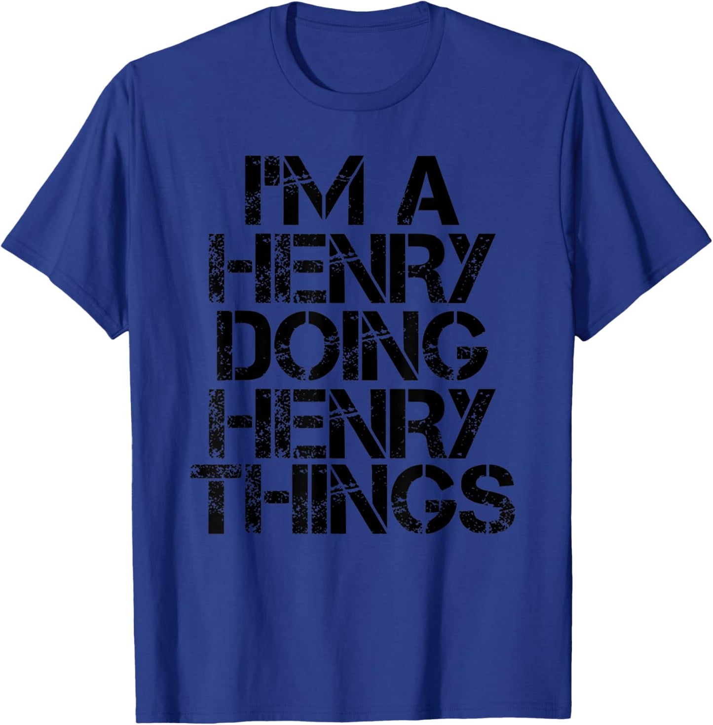 HENRY Funny Surname Family Tree Birthday Reunion Gift T-Shirt - T-Shirt | Royal