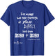 For now we see through a glass darkly 1 Corinthians 13:12 T-Shirt - T-Shirt | Royal