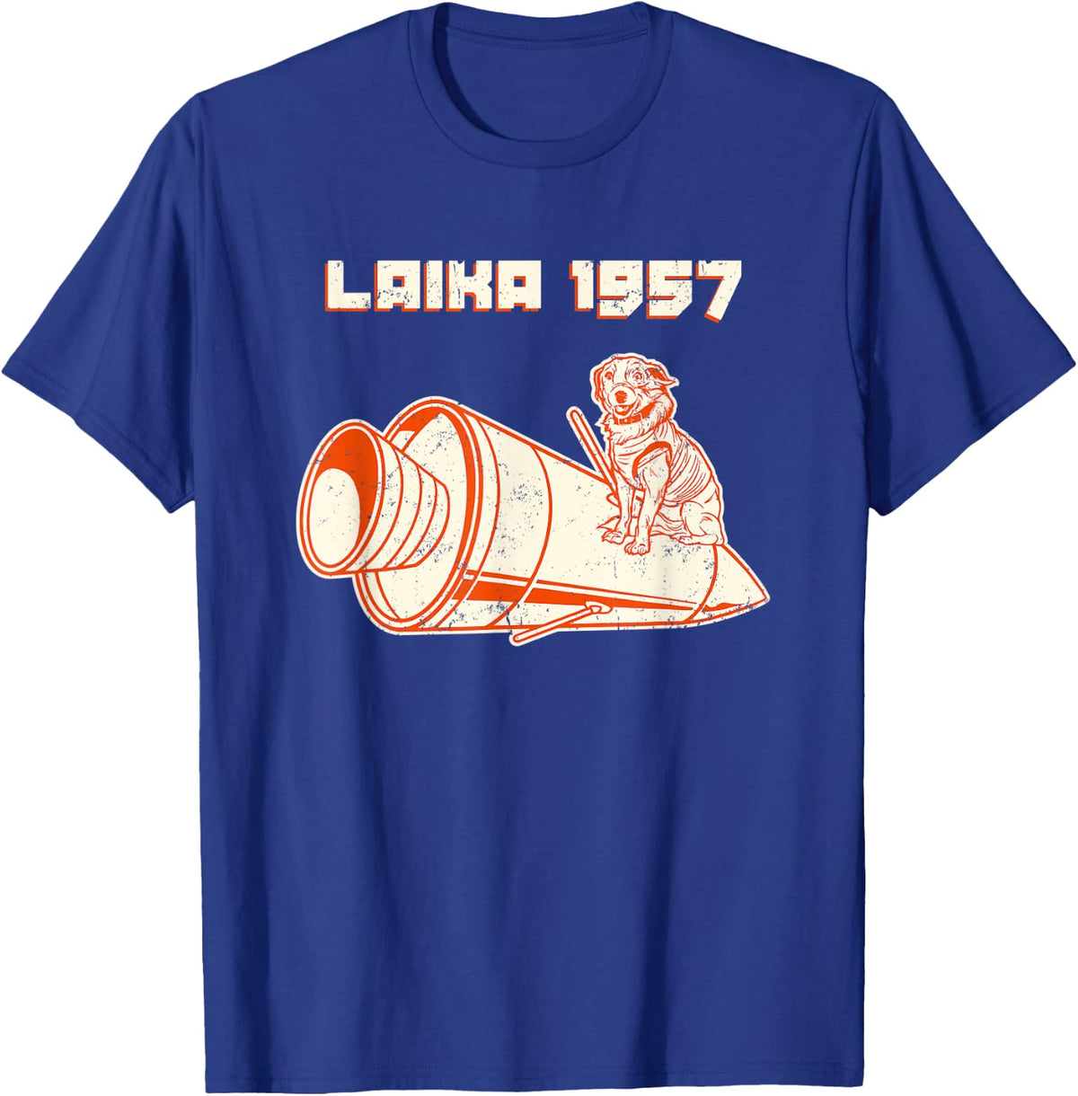 Laika Gagarin Dog Sputnik Russian Russia USSR Women T-Shirt - T-Shirt | Royal