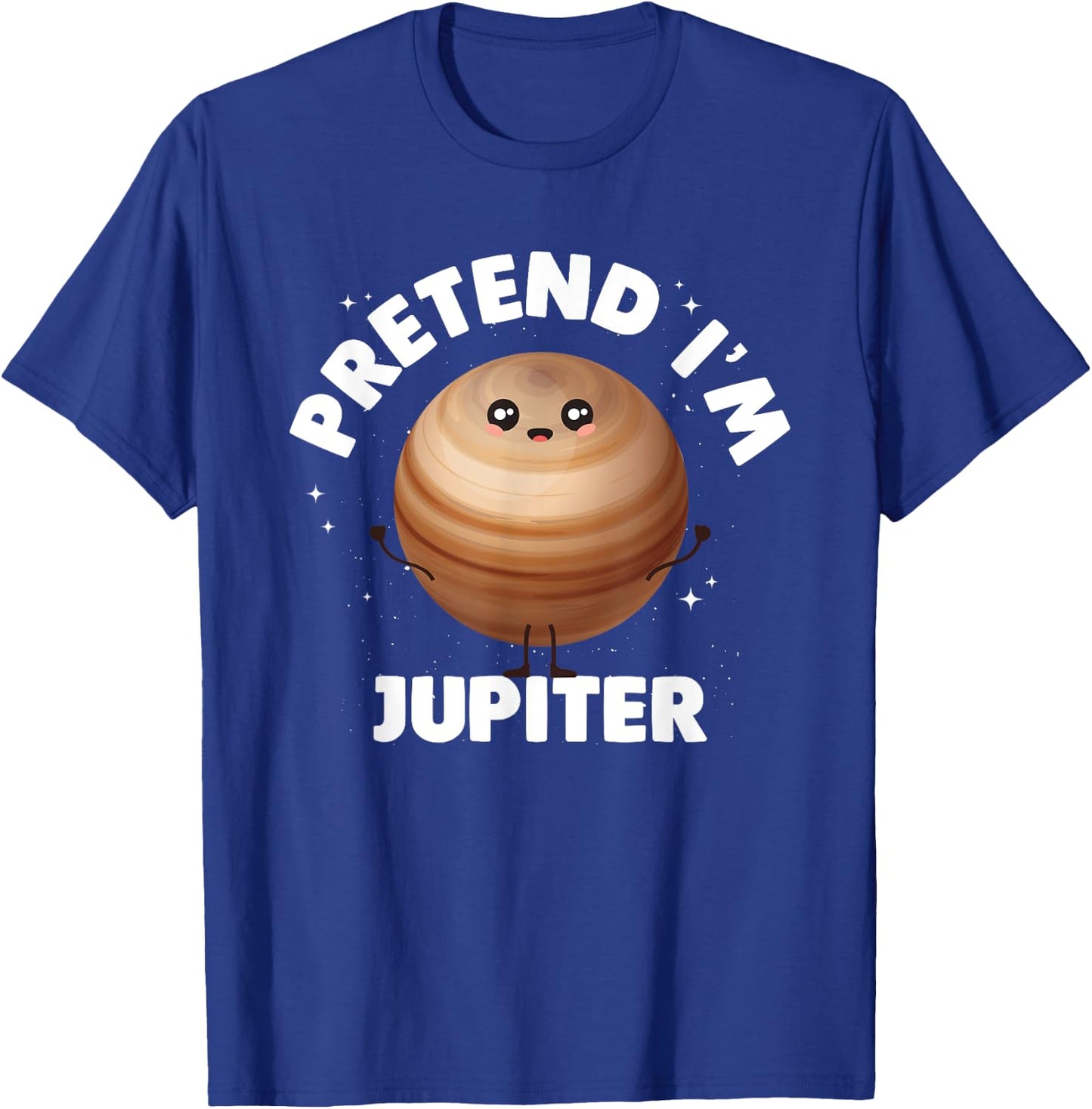 Astonomy Planets Space Science Astrophysics Pretend Im Jupiter - Kids, Space Enthusiasts - - Short Sleeve - Black - Small - Modern - Space-Themed Jupiter T-Shirt - T-Shirt | Royal