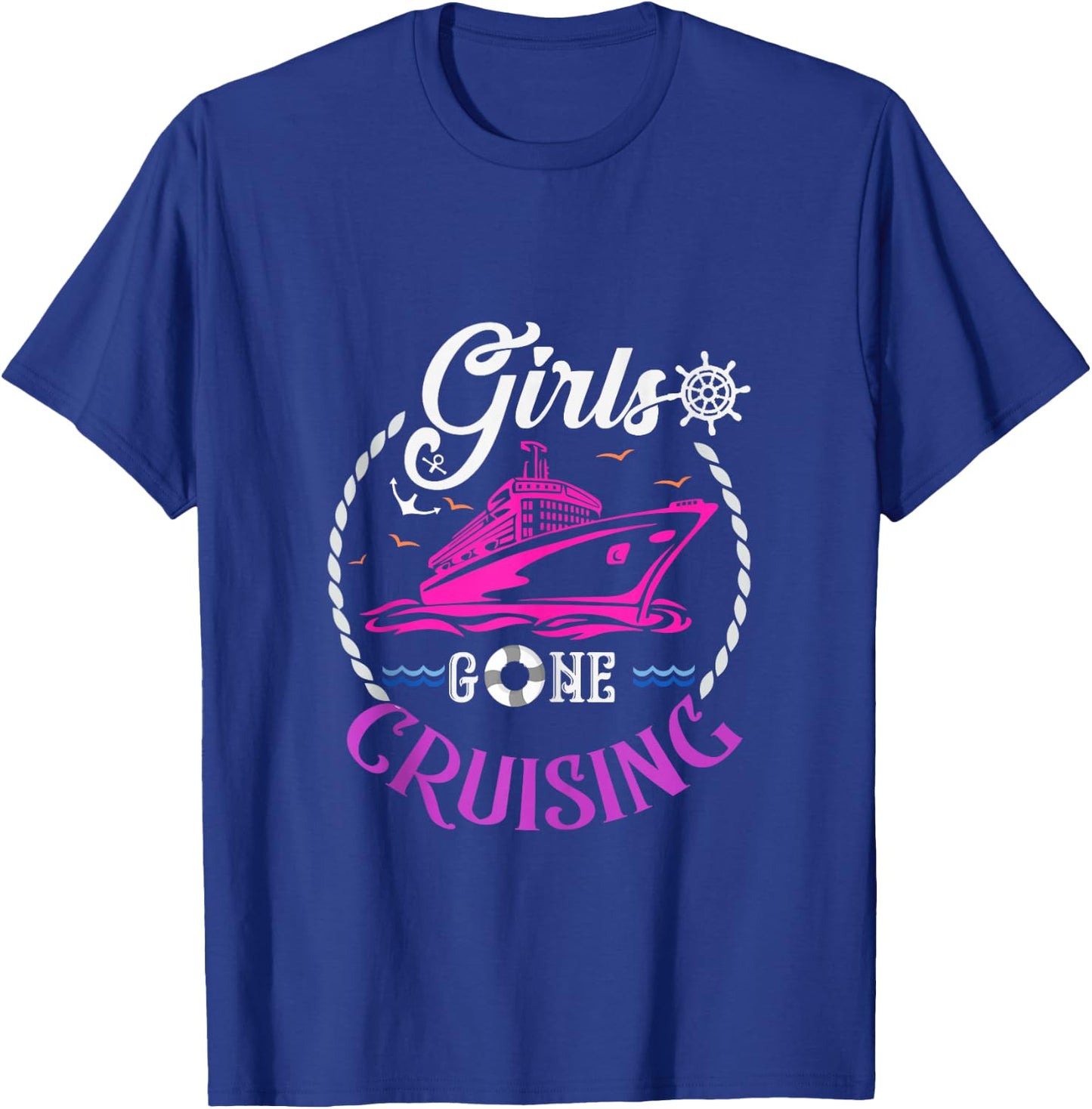Girls Gone Cruising Women Cruise Lover Small T-Shirt - T-Shirt | Royal