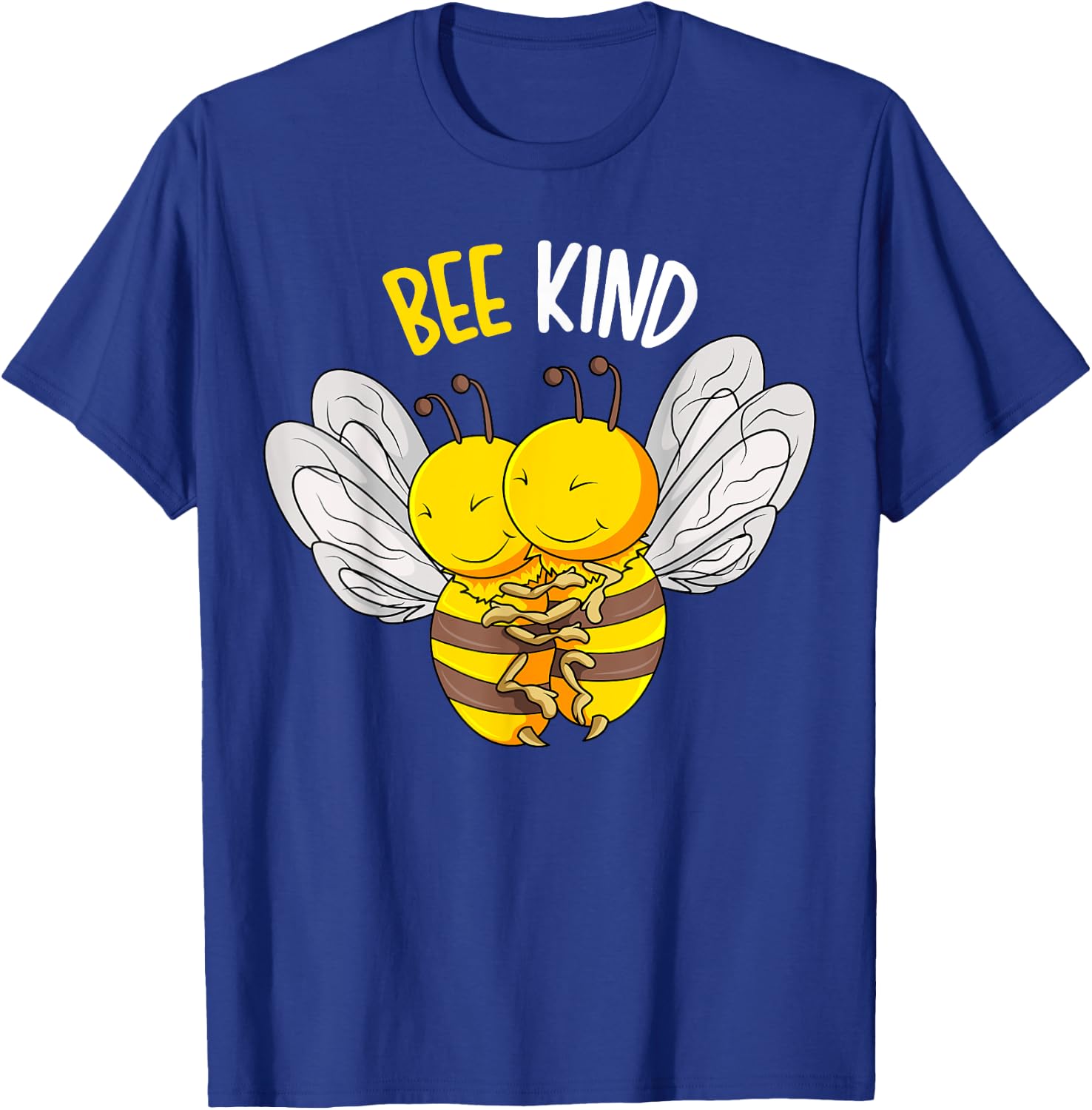 Bee Kind Bumble Bee Kindness Kids Girls Boys Women T-Shirt - T-Shirt | Royal