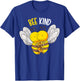 Bee Kind Bumble Bee Kindness Kids Girls Boys Women T-Shirt - T-Shirt | Royal