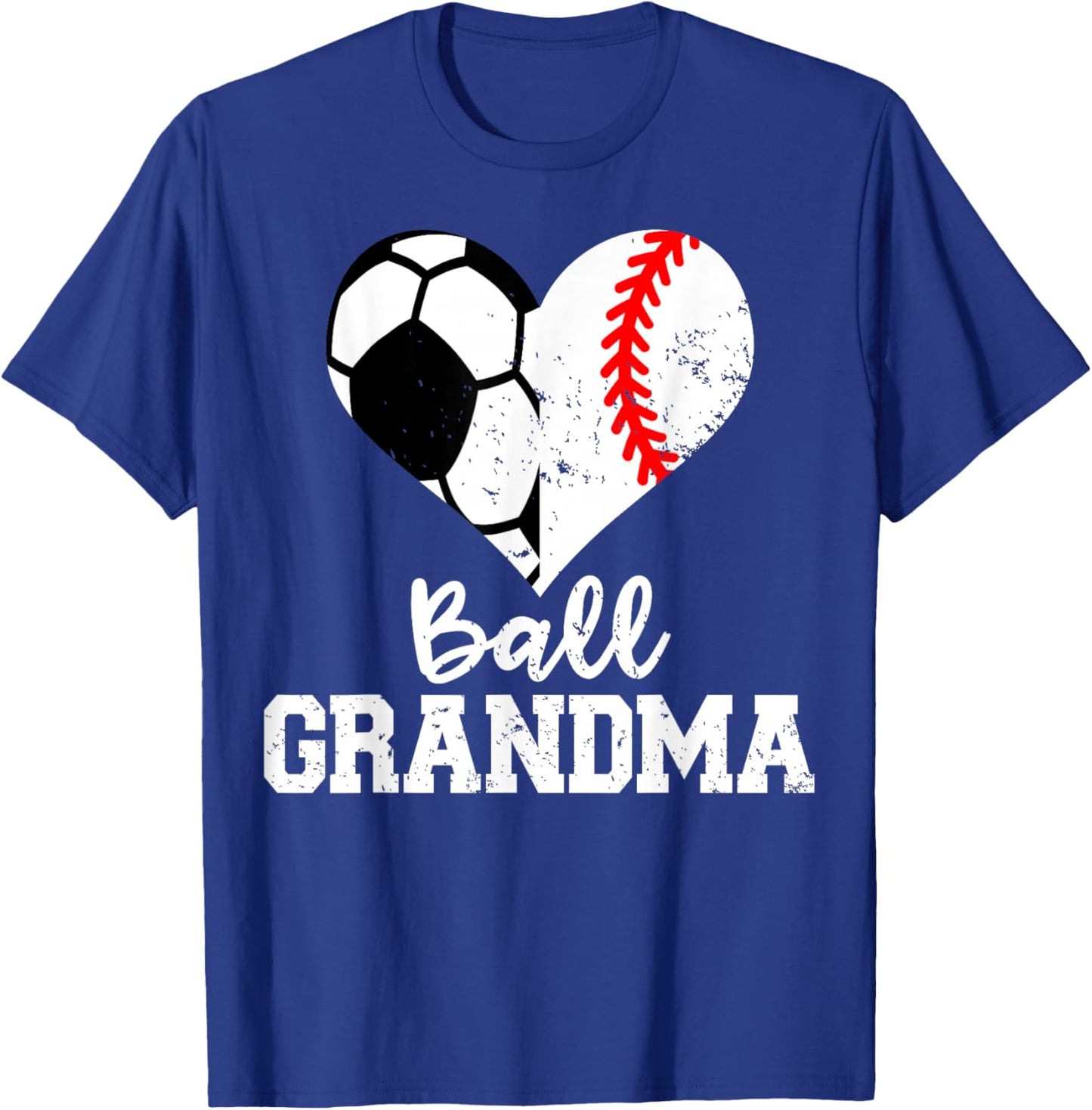 Ball Grandma Funny Soccer Baseball Grandma T-Shirt - T-Shirt | Royal