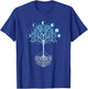 Tree Of Life Moon Phases Art Spiritual Meditation Yoga Yogi T-Shirt - T-Shirt | Royal