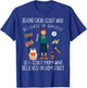 Behind Every Scout Who Believes in Himself is A Scout Mom T-Shirt - T-Shirt | Royal